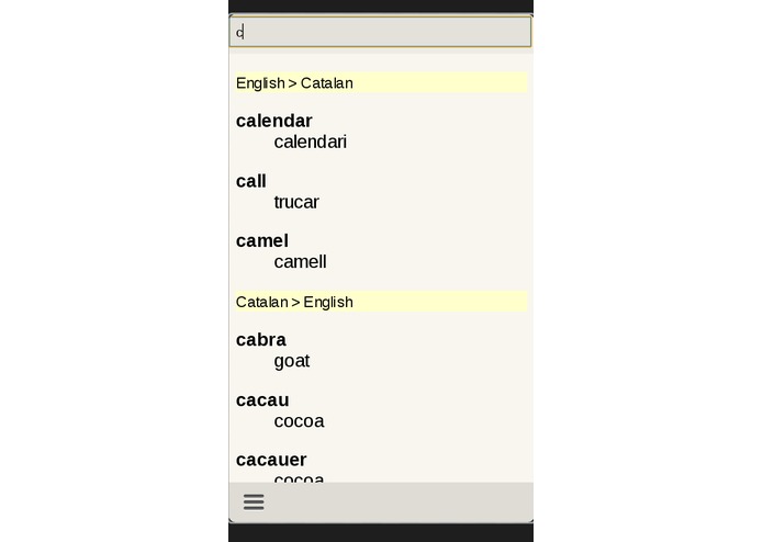 Catalan English Dictionary – screenshot 2