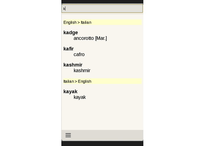 Italian English Dictionary – screenshot 1