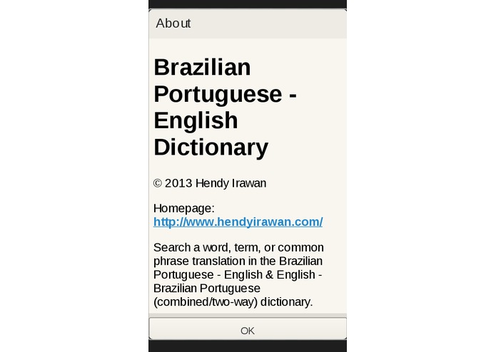 Brazilian Portuguese - English Dictionary – screenshot 4