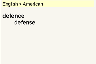 American-British English Dictionary