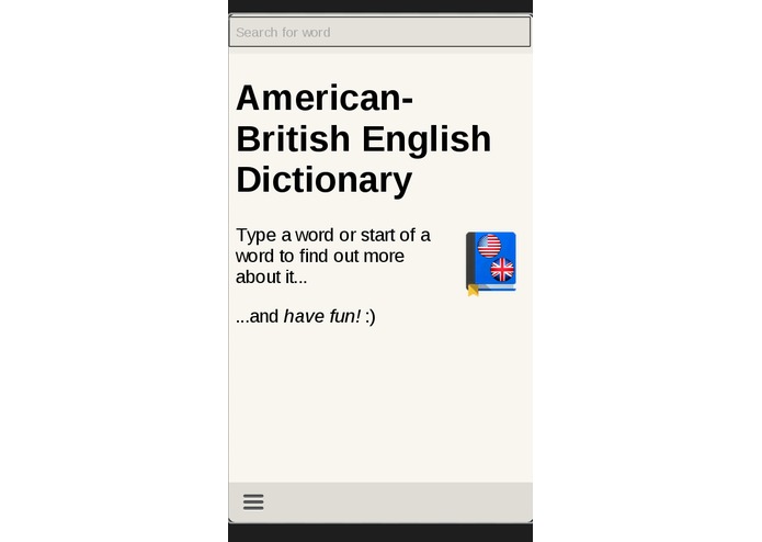 American-British English Dictionary – screenshot 2