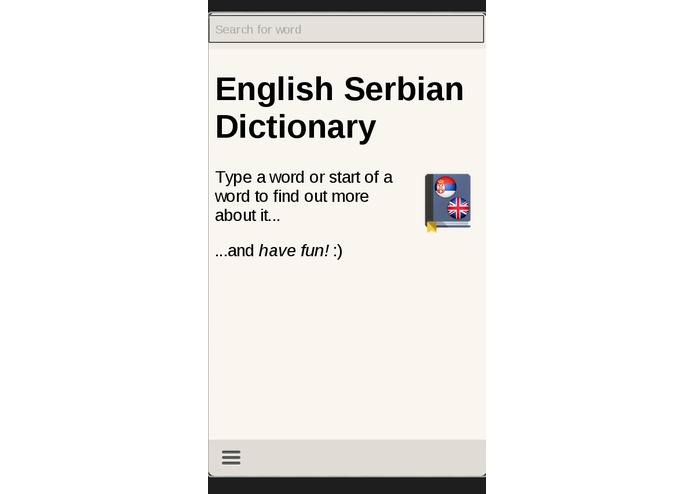 English Serbian Dictionary – screenshot 1