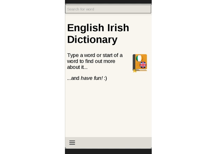 English Irish Dictionary – screenshot 1