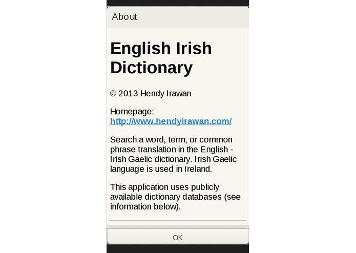English Irish Dictionary – screenshot 4