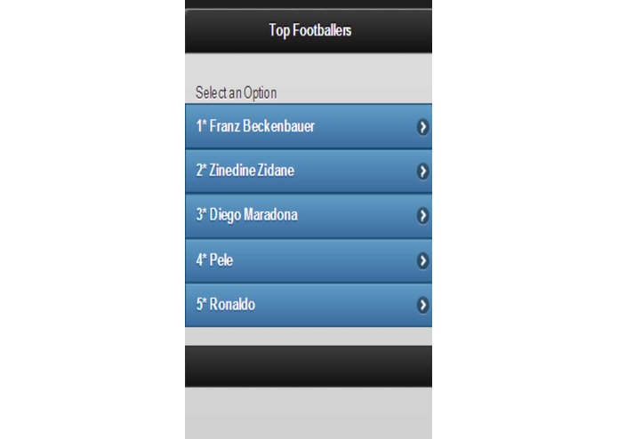 BestFootballers – screenshot 1