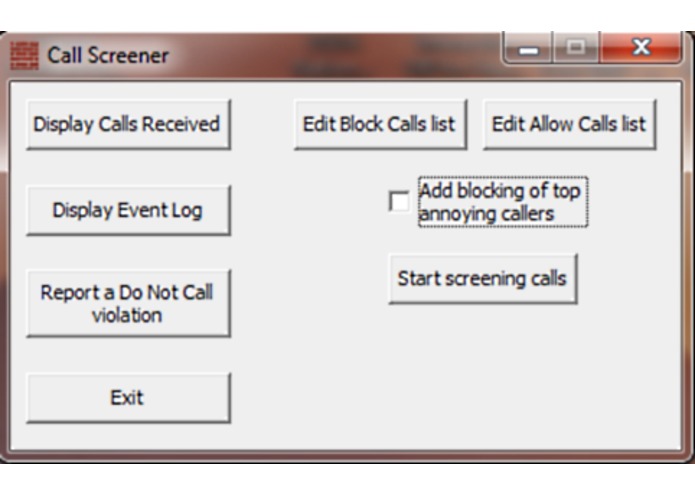 Call Screener v4 – screenshot 1