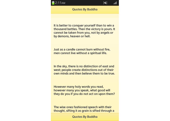 Quotes By Buddha  – screenshot 1