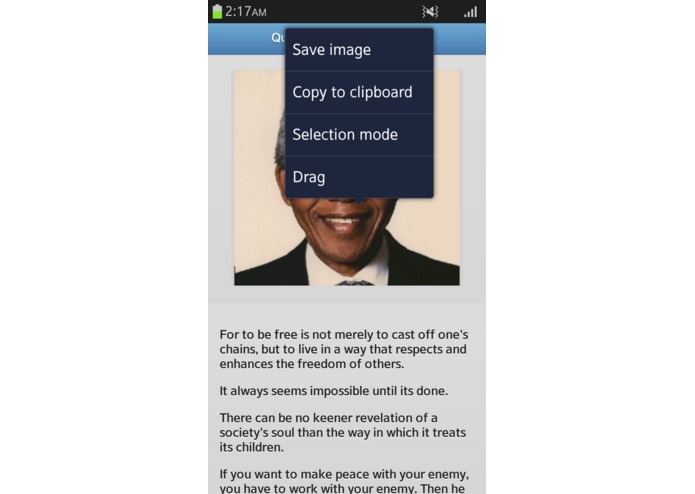 Quotes By Nelson Mandela – screenshot 1