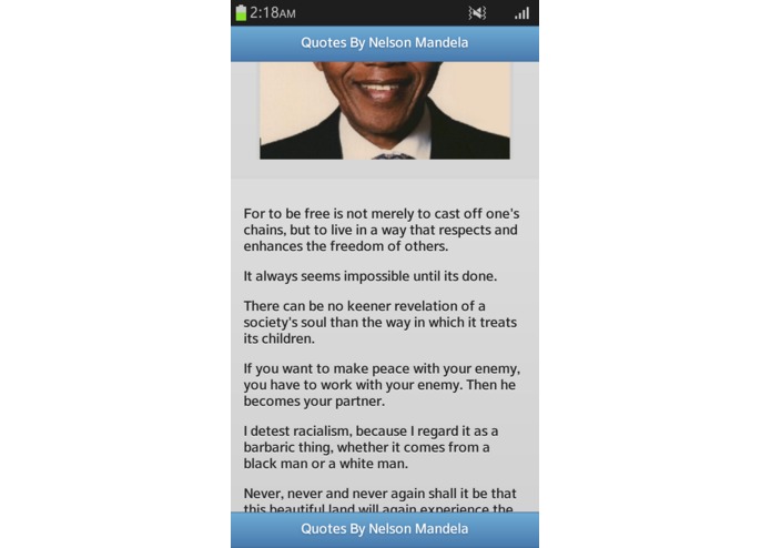 Quotes By Nelson Mandela – screenshot 3