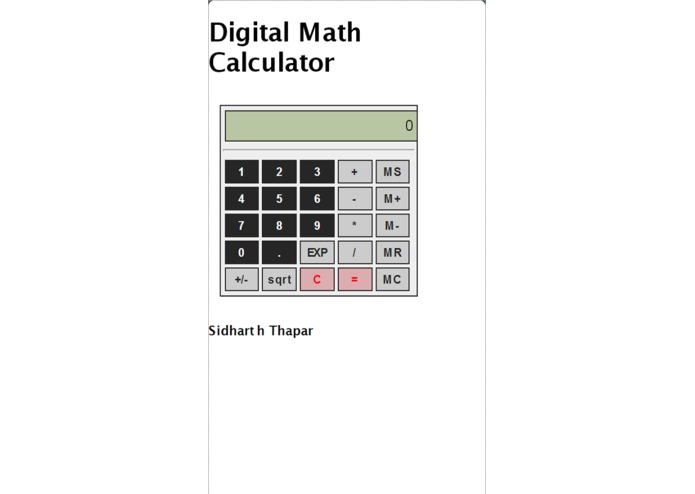 DigiCalculator – screenshot 1