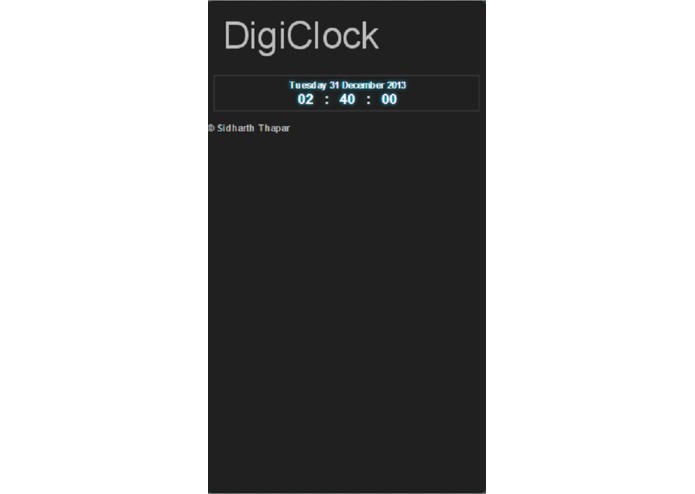 ClockFame – screenshot 1