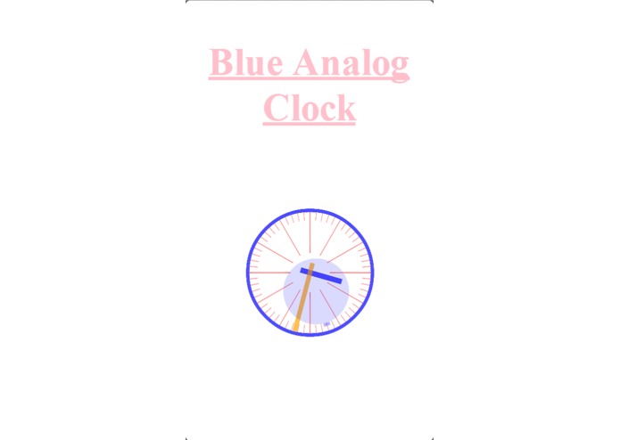 ClockBlue – screenshot 1