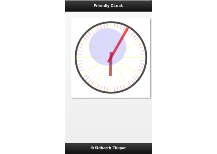 Friendly Clock – screenshot 1