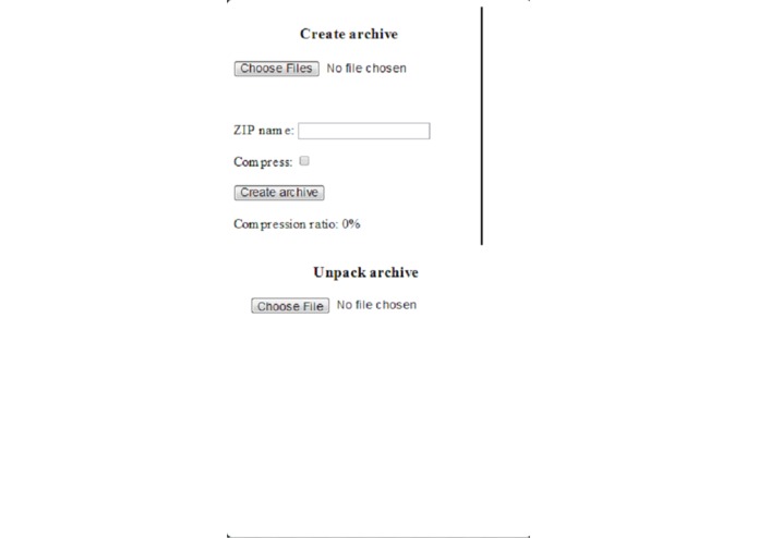 ZipUnzip – screenshot 1