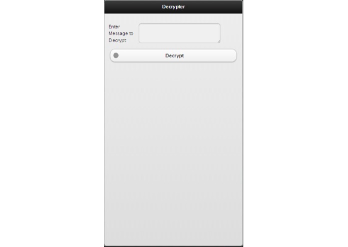 Decrypter – screenshot 1