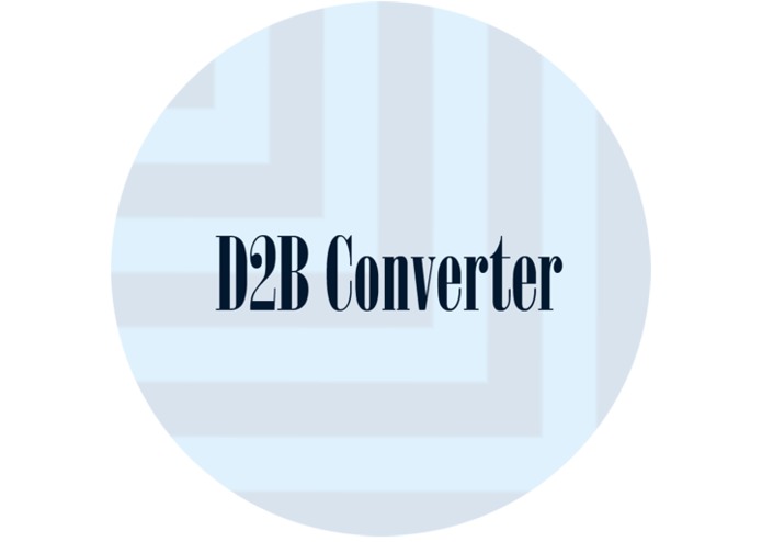 D2B Converter – screenshot 1