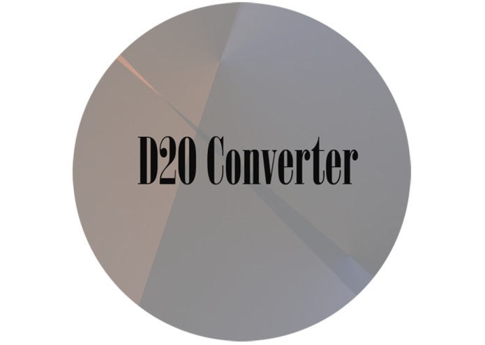 D2O Converter – screenshot 1