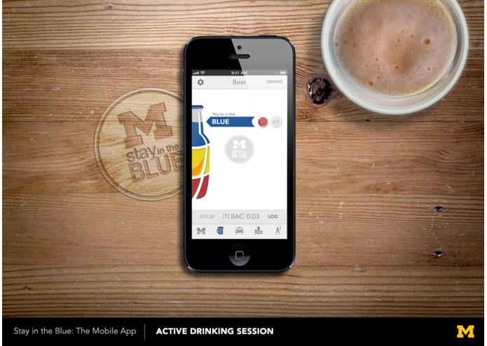 Stay in the Blue for iOS and Android – screenshot 1