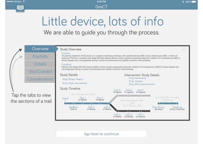 DireCT Mobile Application – screenshot 4