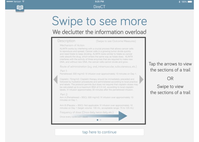 DireCT Mobile Application – screenshot 5