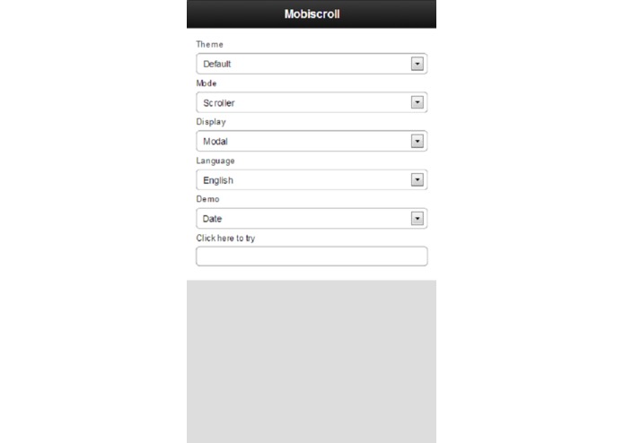 Mobiscroller – screenshot 1