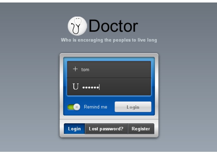 Clinical History – screenshot 2