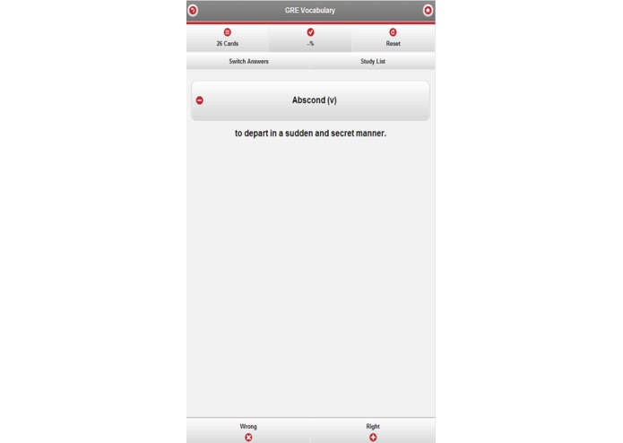 GRE Flashcards – screenshot 2