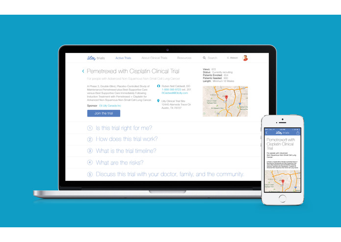 Studio Tack - Clinical Trial Visualization Redesign – screenshot 1
