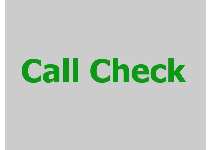 Call Check – screenshot 1