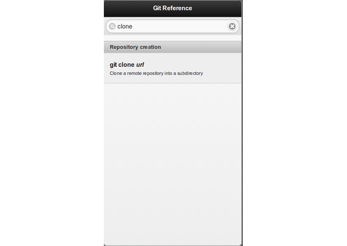 git quick reference – screenshot 1