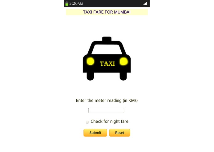 TaxiFareMumbai – screenshot 4
