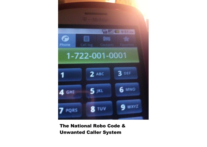 The National Robo-Code & Unwanted Caller System – screenshot 1