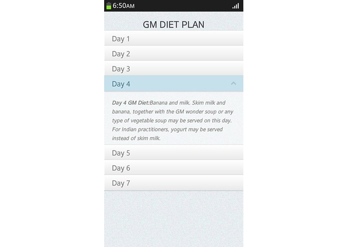 GMDiet – screenshot 3