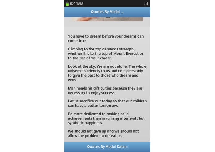 Quotes By Abdul Kalam – screenshot 1