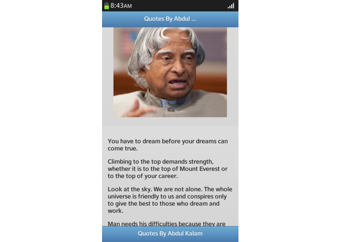 Quotes By Abdul Kalam – screenshot 2