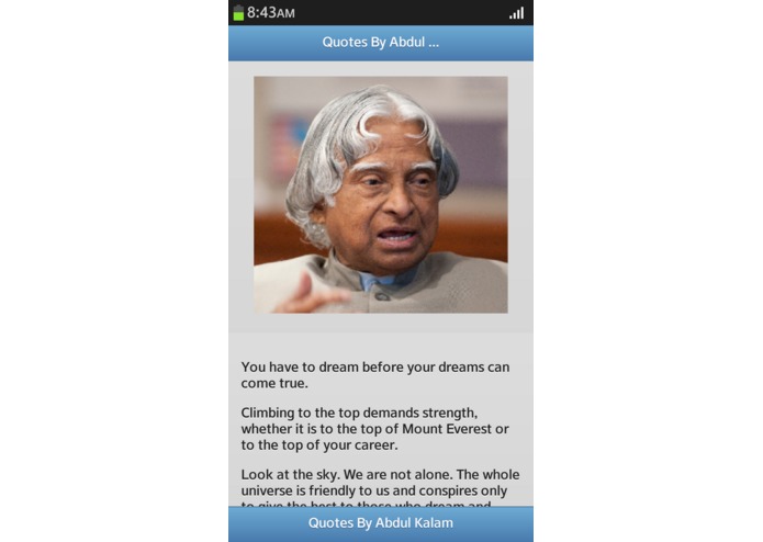 Quotes By Abdul Kalam – screenshot 3