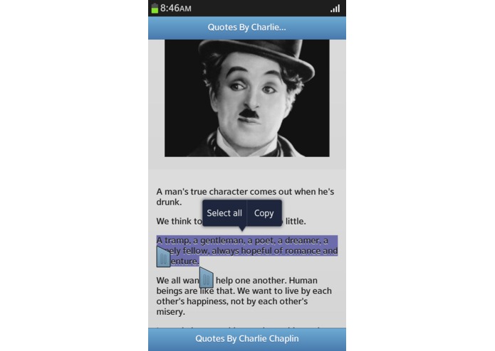 Quotes By Charlie Chaplin – screenshot 2