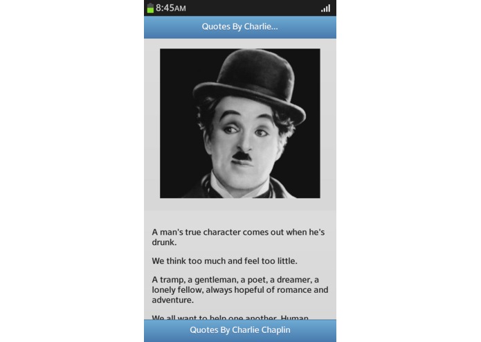 Quotes By Charlie Chaplin – screenshot 4