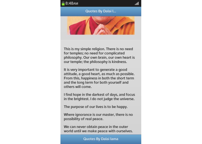 Quotes By Dalai Lama – screenshot 1