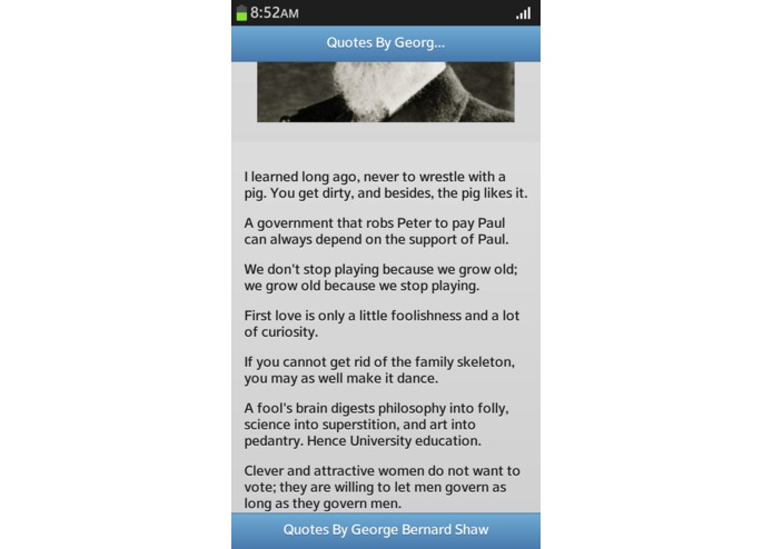 Quotes By George Bernard Shaw – screenshot 1