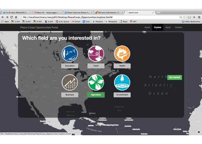 Peace Corps Opportunity Search Portal – screenshot 1