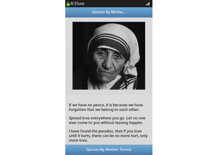 Quotes By Mother Teresa  – screenshot 2