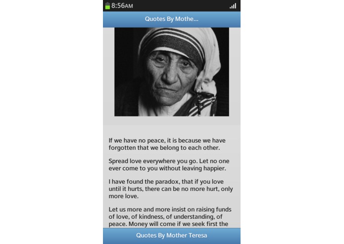Quotes By Mother Teresa  – screenshot 3