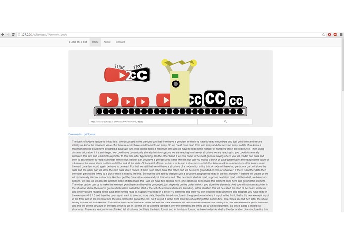 Tube To Text – screenshot 3