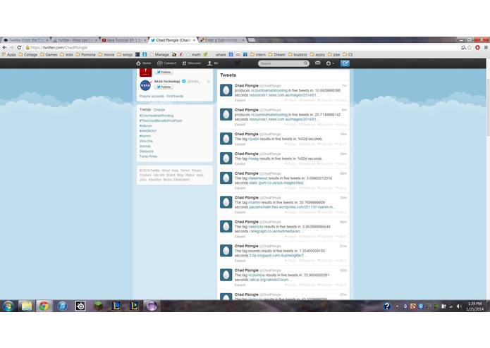Twitter Analyzer 1.0 – screenshot 1