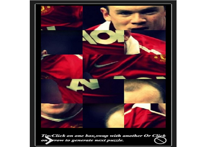 Football star's puzzle – screenshot 1