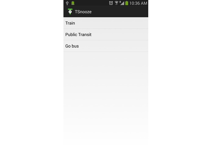 TSnooze – screenshot 2