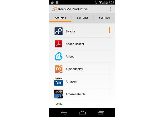 Keep Me Productive – screenshot 1