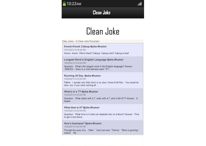 CleanJoke – screenshot 1