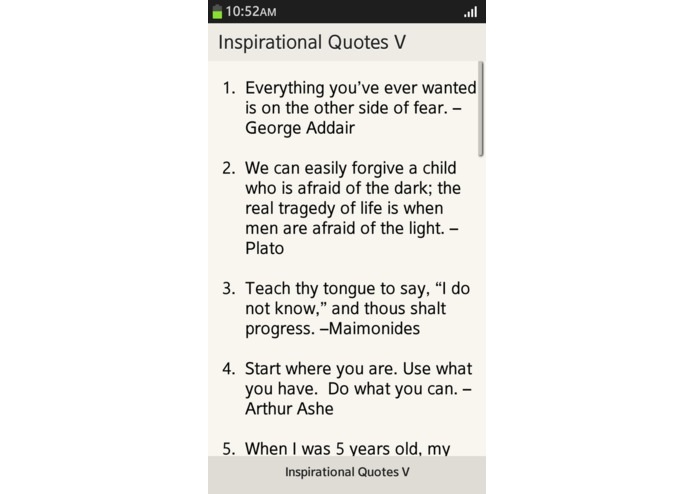 Inspirational Quotes V – screenshot 1